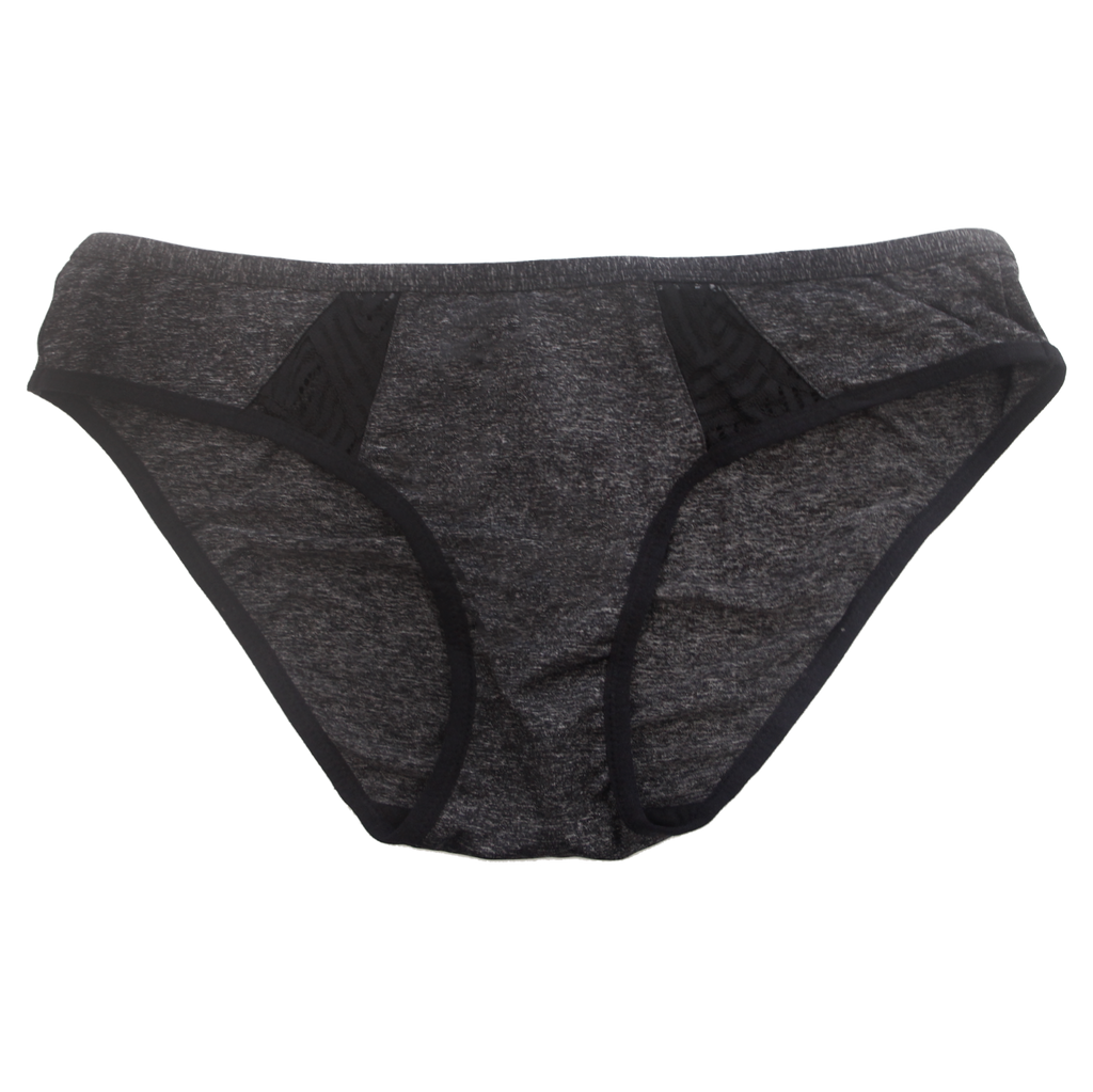Jo Charcoal Maternity Sports Brief | Silver Lining Lingerie